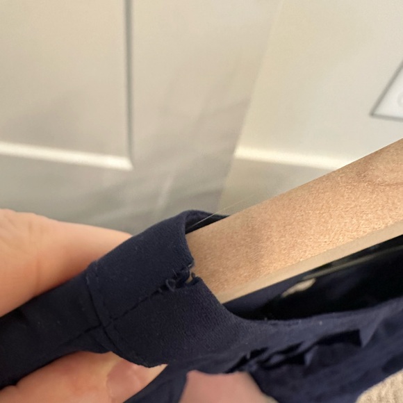 Navy Blue Blouse - Picture 4 of 6